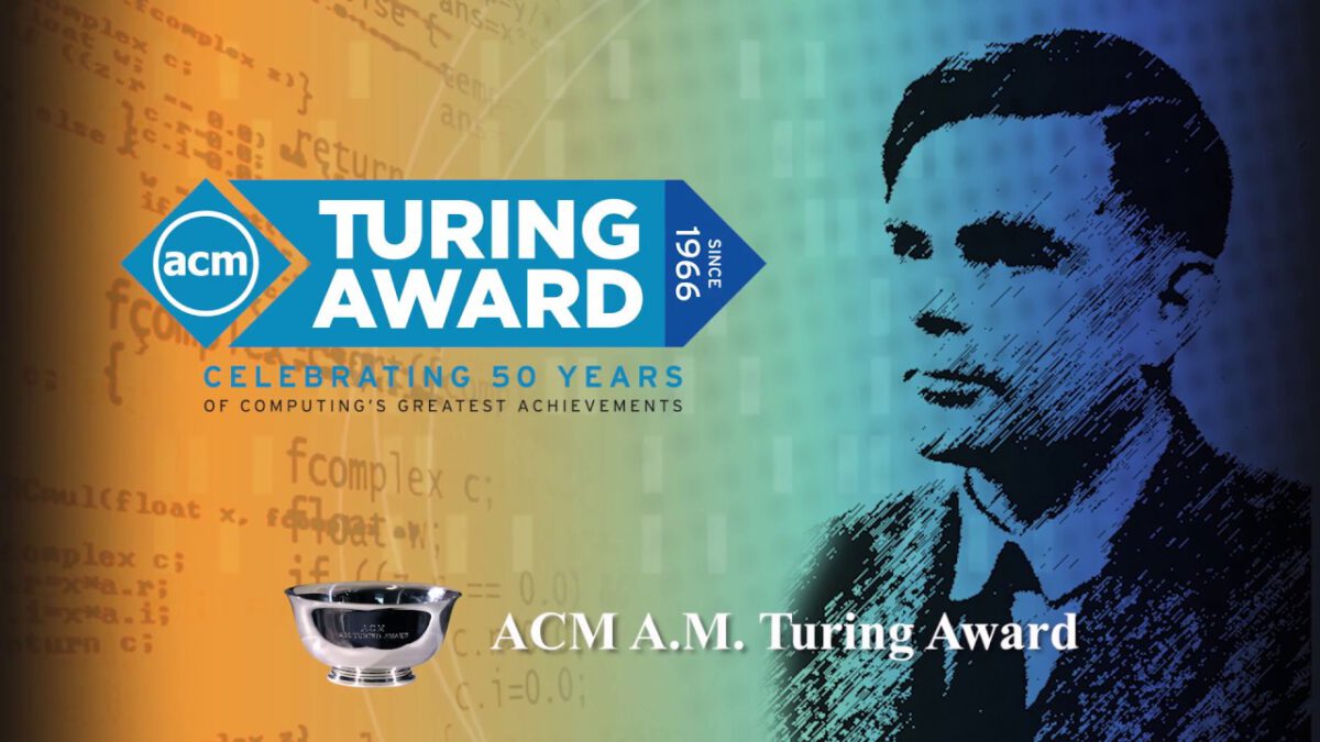 Norman Meuschke represents ACM SIGIR at the 50th Turing Award